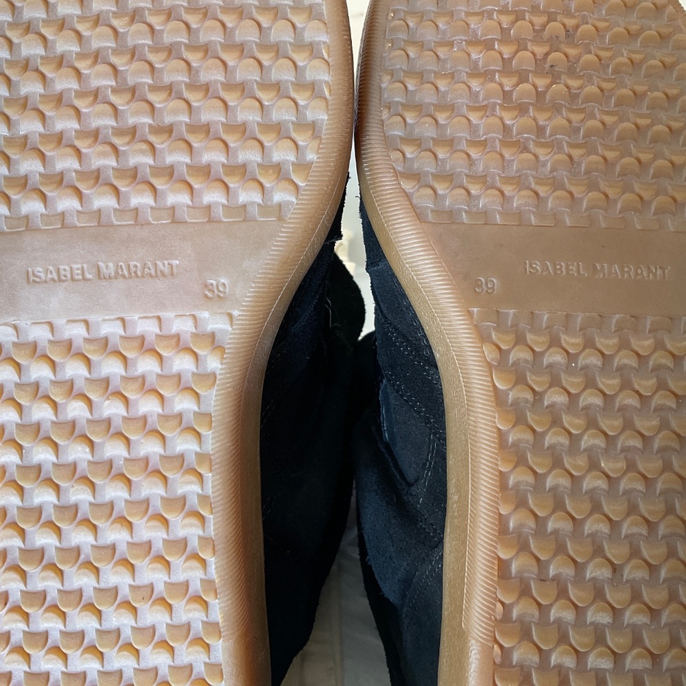 Isabel Marant Beckett Wedge Sneakers Black SZ 39 - Picture 11 of 12